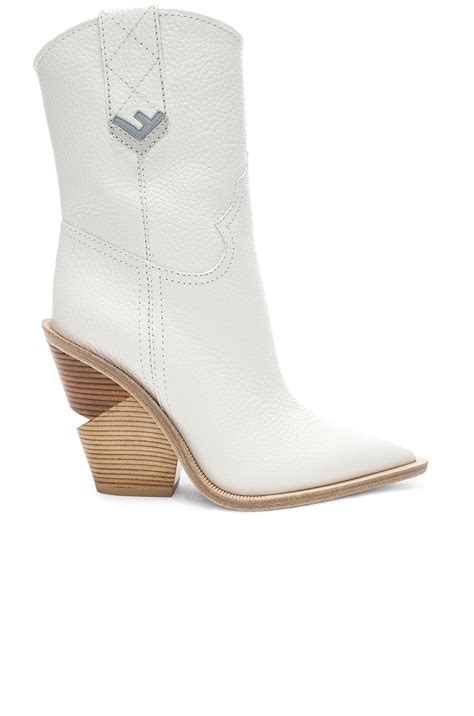 white fendi western boots|genuine Fendi boots.